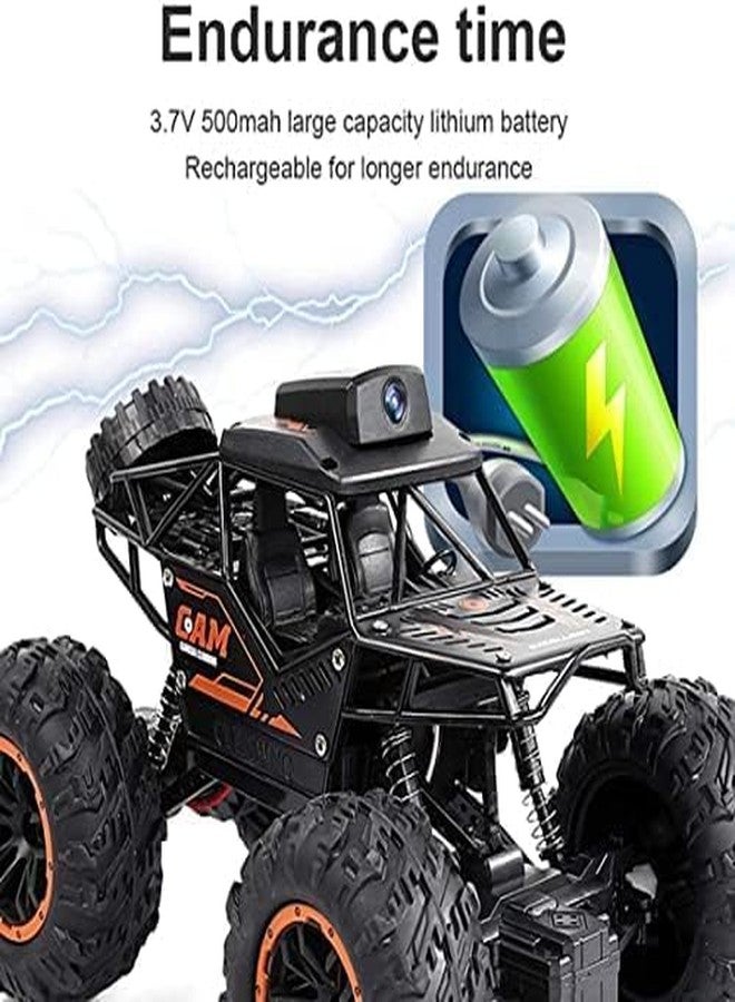 VIKINGS Rc Cars with 720P Hd FPV WiFi Camera|2.4Ghz 1/18 Scale Off-Road Remote Control Truck Monster Trucks for Toddlers Kids|Multicolor - Image 5